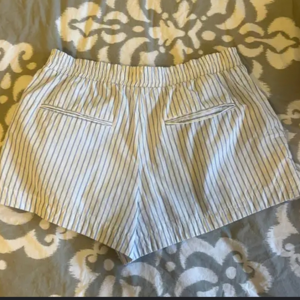 Women's Zara Boxer Shorts Pin Striped Size L